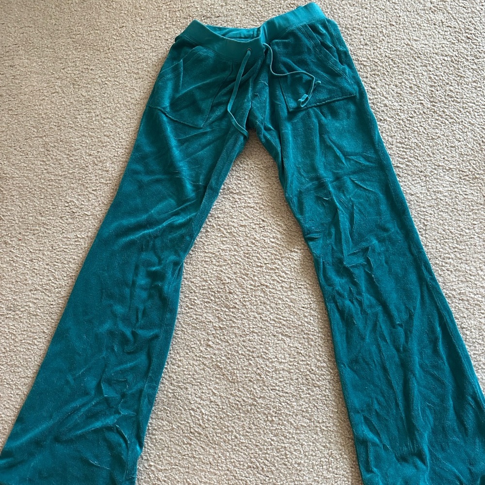 Juicy Couture Teal Sweatpants